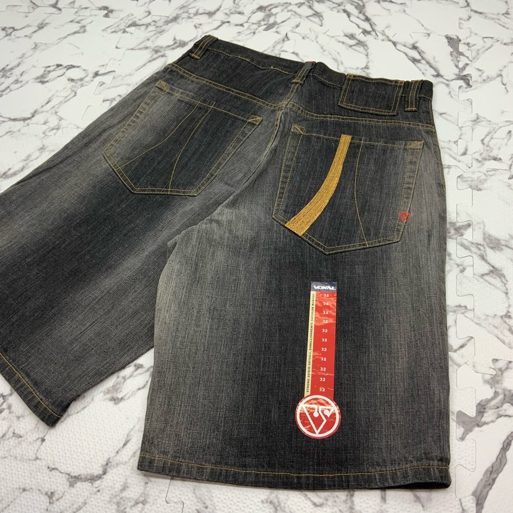 Men's Vokal by Nelly Black Wheat Denim Shorts